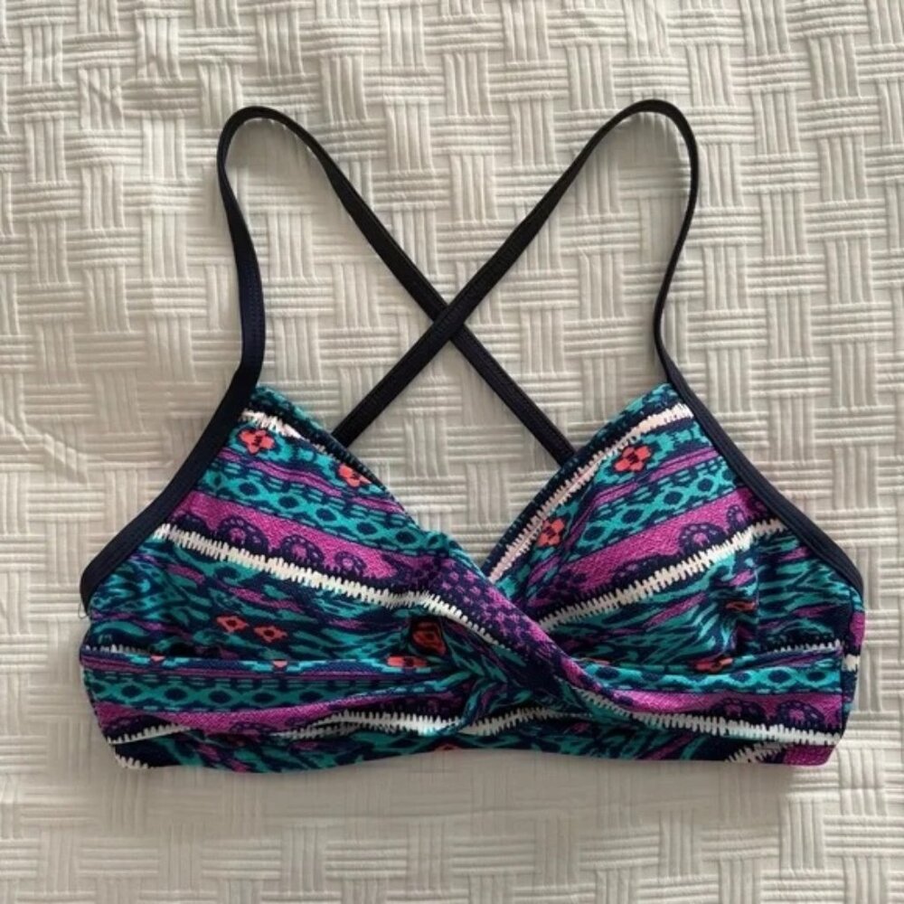 ⭐️ Coastal Blue Vibrant Bikini Top